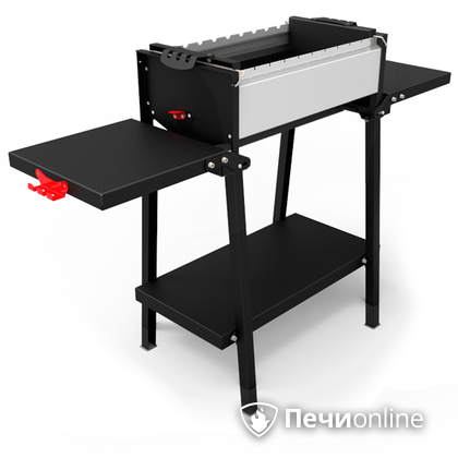 Мангал Grillver Крафтикс Сильвер на подставке в Хабаровске