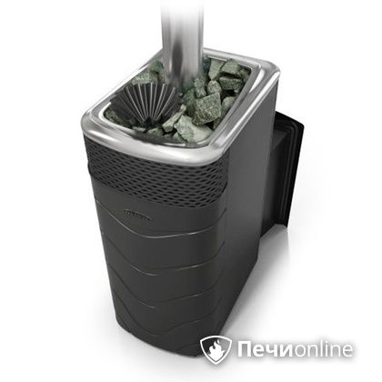 Дровяная банная печь TMF Гейзер XXL 2017 Inox Витра закрытая каменка антрацит в Хабаровске