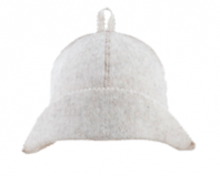 Шапка «Банщик» белая в Хабаровске