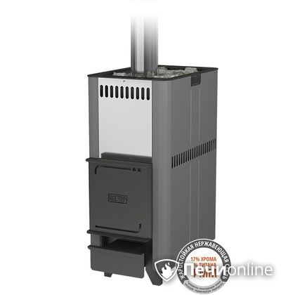 Дровяная банная печь Костёр 14 К без выносного топливного тоннеля в Хабаровске