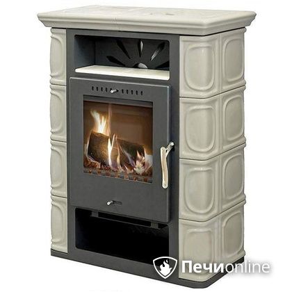 Печь-камин Thorma Borgholm Keramik TOP (черн./TOP цв.слон.кости)  в Хабаровске