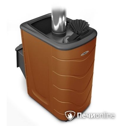 Дровяная банная печь TMF Гейзер Супер Inox ДА ЗК терракота в Хабаровске